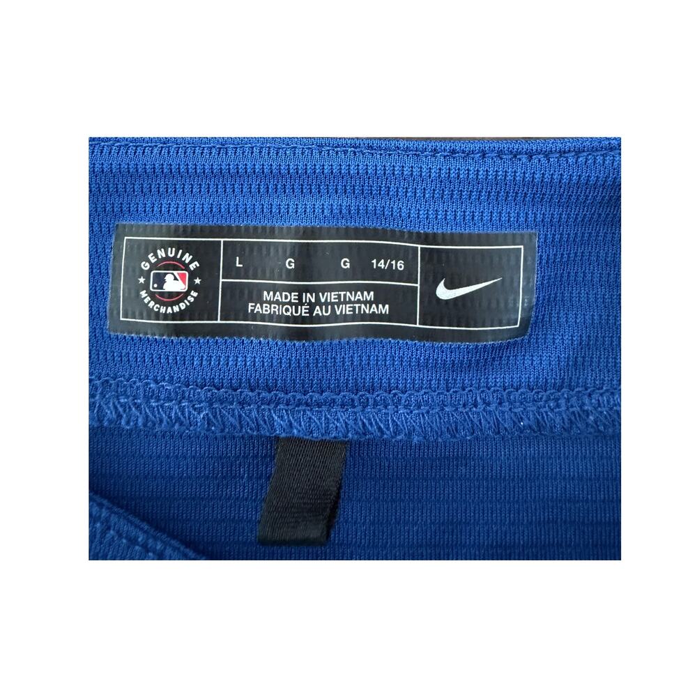 Nike LA Dodgers Cody Bellinger #35 Jersey Youth L 14-16 Blue MLB Genuine - Picture 4 of 6